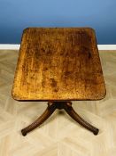 Early 19th century mahogany tilt top occasional table