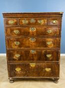 18th century walnut chest of drawers