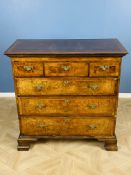 18th century walnut chest of drawers