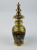 A Mughal style alabaster vase