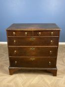 Early 19th century oak chest of drawers