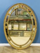 Regency style gilt mirror
