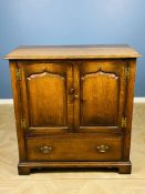Oak side cabinet