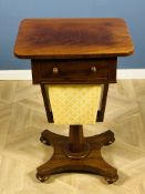 Victorian mahogany work table
