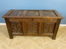 18th century oak coffer