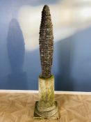 A Jonathan Hateley bronzed resin garden sculpture