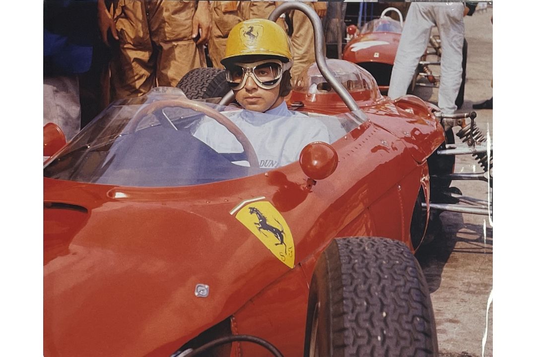 Five Large Original Ferrari Race Car Photographic Images from the 1950s, 1960s and 1970s - Image 5 of 5
