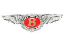 Cold Caste Aluminium and Bronze 'Bentley' Wings Badge