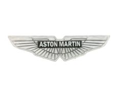 Cold Caste Aluminium Art-Deco Styled 'Aston Martin' Winged Badge