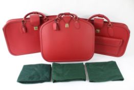 1992-97 Ferrari 456 GT Automatic Three-Piece Schedoni Leather Luggage Set