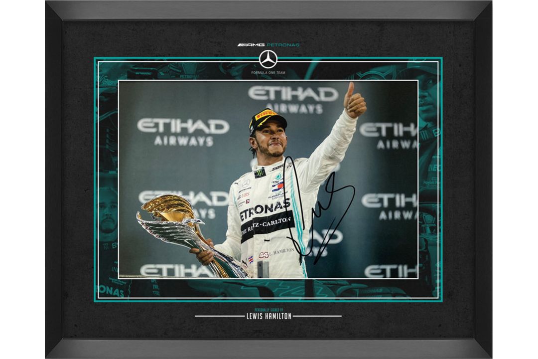 Sir Lewis Hamilton-Signed Framed Photograph - Image 2 of 5