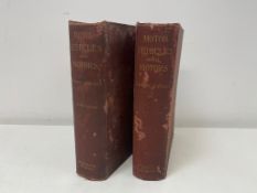 Motor Vehicles and Motors Volume 1 & 2 W. Worby Beaumont 1902 & 1906