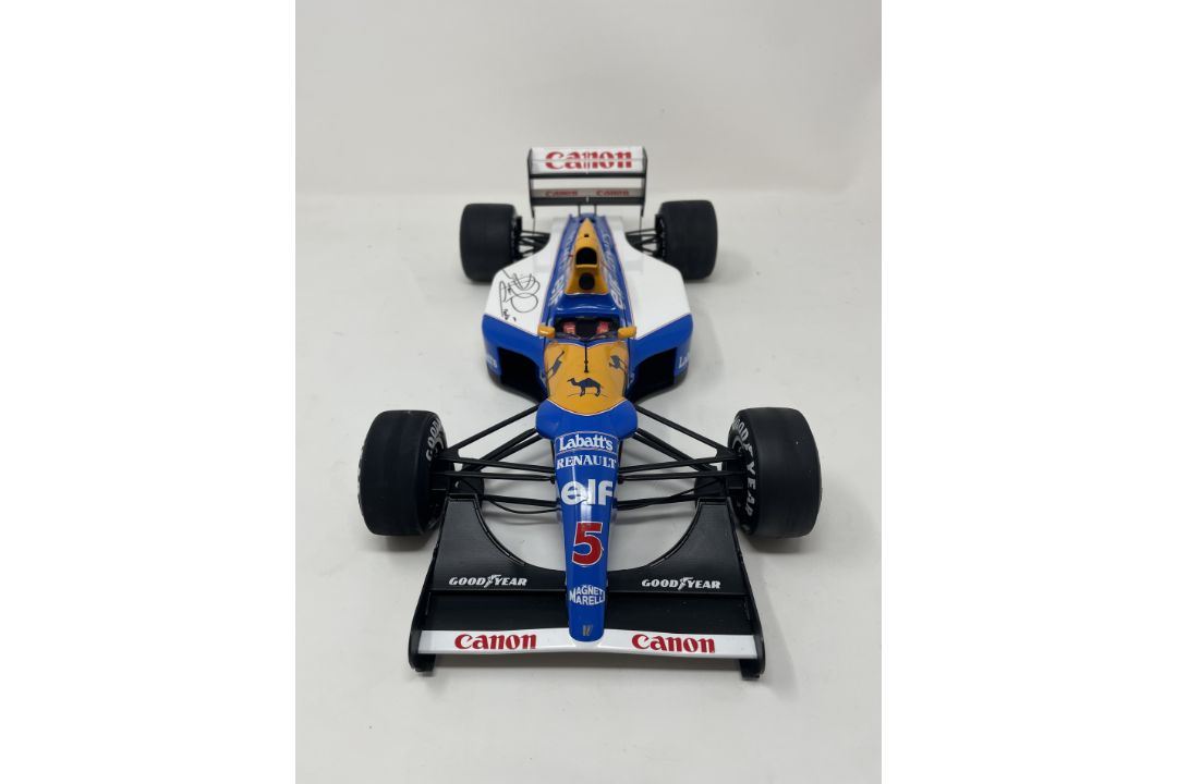 Hand-Built 1:12th Scale Championship-Winning Williams-Honda FW14B Model Signed By Nigel Mansell CBE - Image 2 of 5