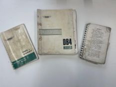 Aston Martin DB4 & DB4GT Complete Set of Manuals
