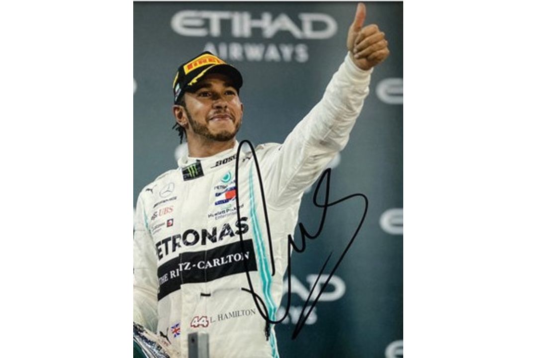 Sir Lewis Hamilton-Signed Framed Photograph - Image 3 of 5
