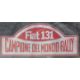 Large Framed and Glazed Fiat 131 Abarth Rally Car Poster - Image 2 of 4