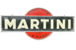 Fibreglass 'Martini/Porsche' Sponsorship Sign