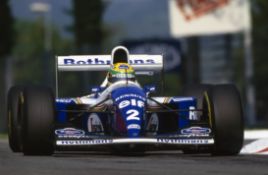 Senna and His Williams FW16 at Speed, Imola 1994 Large Photographic Image