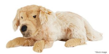 1 x STEIFF Andor Golden Retriever Plush Toy (45cm) - Original Price £139.00