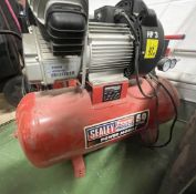 1 x Sealey SAC05030 50L V-Twin Direct Drive Air Compressor 3hp - RRP £720