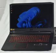 1 x Acer Nitro 5 Laptop Featuring a 17.3 Inch FHD Screen, Intel i5-10300H CPU, 8GB RAM, 256GB SSD