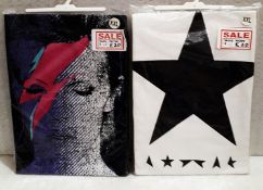 2 x DAVID BOWIE Various Designs Short Sleeve T-Shirts - Size: XXL
