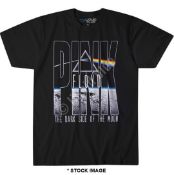 1 x PINK FLOYD Official Merchandise Dark Side of the Moon Orbit Logo Short Sleeve Men's T-Shirt by