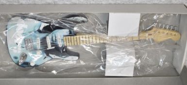 1 x Miniature Hand Made Guitar - The Doors Jim Morrison Fender Stratocaster - New & Unused - RRP £3