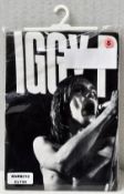 1 x IGGY POP Logo Short Sleeve Men's T-Shirt - Size: Small - Colour: Black - New & Sealed - RRP £