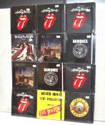 12 x Rock Band Themed 192 Page Notebook Journals - Bands Include Sex Pistols, Guns n Roses, Pink