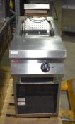 1 x Angelo Po Chip Warmer - Stainless Steel Finish With Floor Mounting Stand - 240V