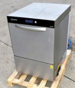 1 x Krupps Uniko EL55E Undercouner Dishwasher - Year of Manufacture: 2020 - Stainless Steel Exterior
