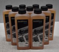 9 x UNOx Det & Rinse Plus Concentrated Detergent Cleaner For Unox Ovens - Ref: K280 - CL905 - Locati