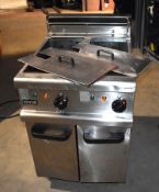 1 x Lincat Opus 700 Twin Tank Electric Fryer - 3 Phase