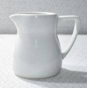 5 x Superwhite Vitrified Milk Jugs