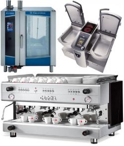 General Commercial Catering Auction - Features Rationals, Pizza Ovens, Griddles, Refrigeration, Coffee Machines, Tables, Chairs and More!