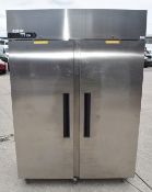 1 x Foster Xtra XR1300L Upright Double Door Freezer (-18°/-21°C) - RRP £2,900