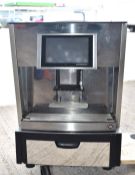 1 x Thermoplan Black & White Bean-to-Cup Espresso Coffee Machine - Stainless Steel Finish -