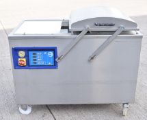 1 x Tepro Double Chamber Vacuum Machine - Dimensions: H104 x W120 x D68 cms - Ref: K326 - CL011 -