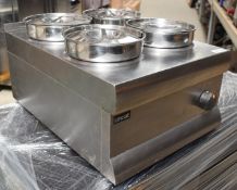 1 x Lincat Silverlink 600 Bain Marie - Mosel: BS4 - RRP £650 - Includes 4 x 4.5l Round Pots