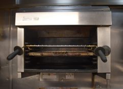 1 x Moorwood Vulcan Stainless Steel 60cm Gas Salamander Grill With Wall Mount Brackets