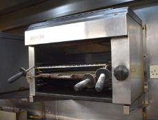 1 x Moorwood Vulcan Stainless Steel 60cm Gas Salamander Grill With Wall Mount Brackets