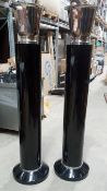 A Pair 1.6-Metre Tall Floorstanding Lamps On Coloums - Ref: CNT458+459/WH2