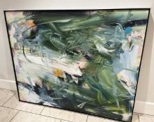 1 x Framed Original Painting 'Landlocked II' by Ian Rayer-Smith, 2019 - Acrylic on Canvas - NO VAT