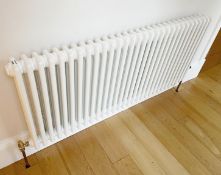 1 x ZEHNDER Traditional Tubular 3 Column Horizontal Radiator in White - Original Value £1,080