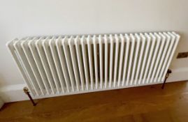 1 x ZEHNDER Traditional Tubular 3 Column Horizontal Radiator in White - Original Value £1,080