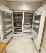 1 x GAGGENAU Integrated Double-Door American-style Side-by-Side Fridge Freezer (Model: RF471200)