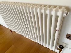 1 x ZEHNDER Traditional Tubular 3 Column Horizontal Radiator in White - Original Value £1,080