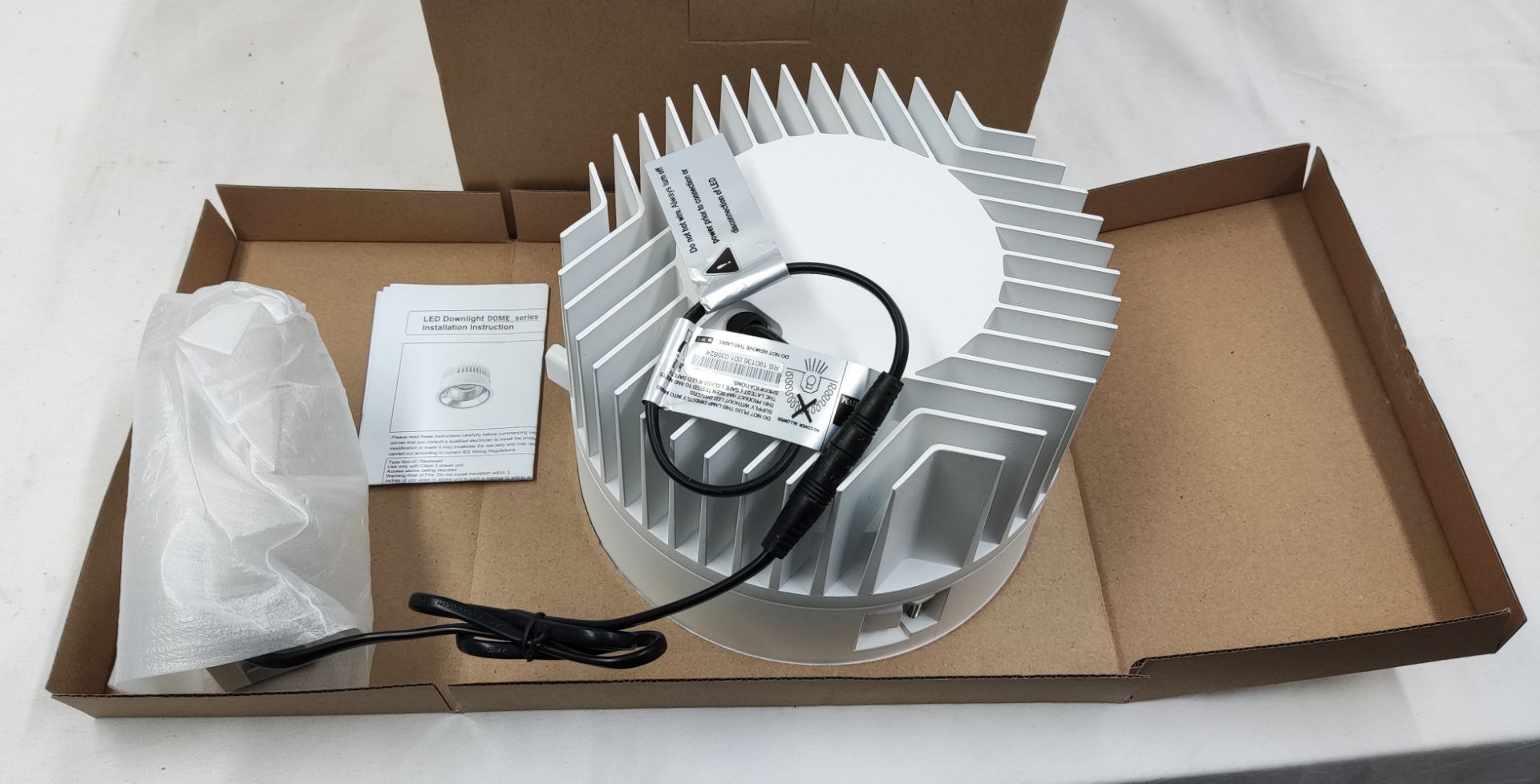 1 x ATRIUM Dome Led Downlight D200-38W Non-Dimmable 4000K 60Deg 4100Lm 42W 220-240V - Diameter 21. - Image 7 of 7