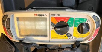 1 x Megger MFT1720 Multifunction Installation Tester - Includes Case and Accessories